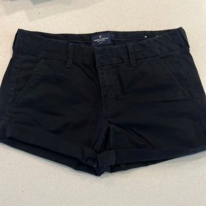 American Eagle MIDI Black Shorts - Size 8
